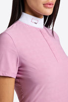 RG wedstrijdshirt Jacquard korte mouw dames Roze