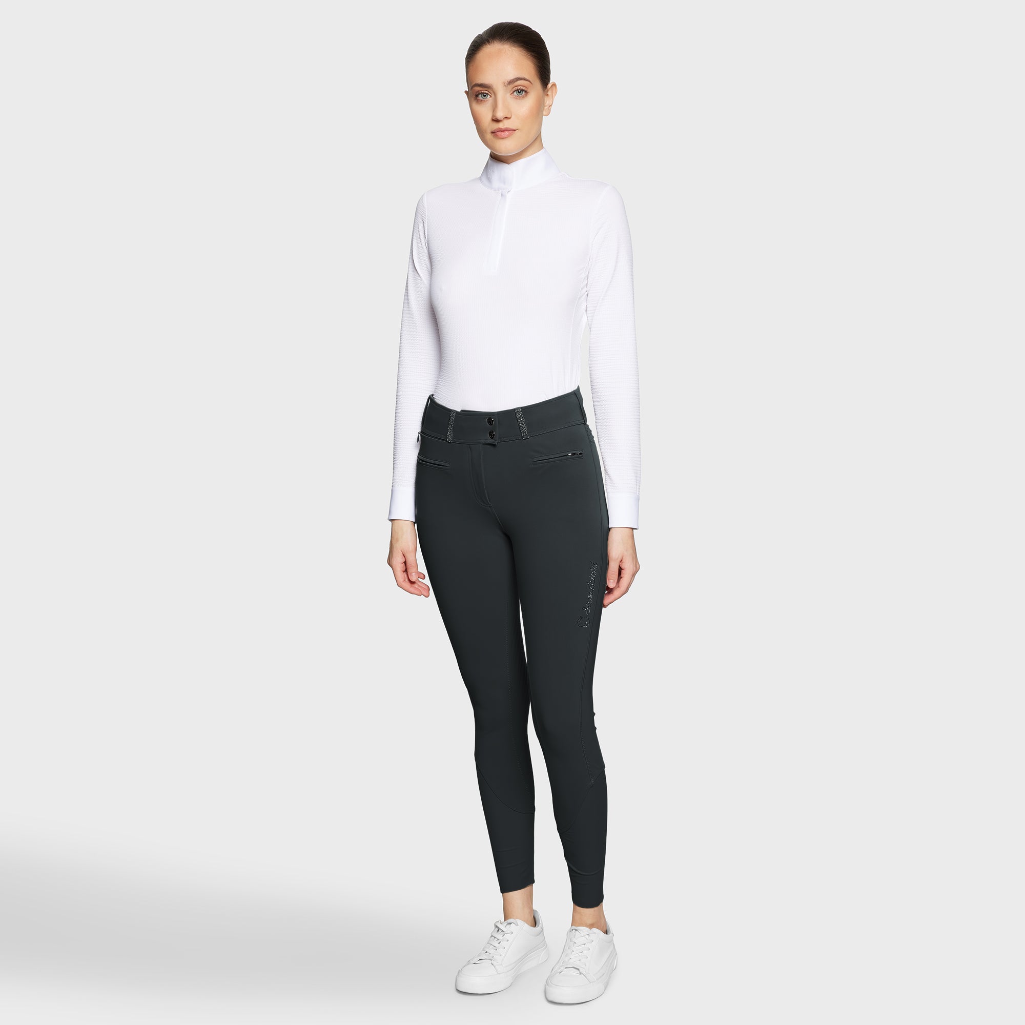 Samshield Rijbroek Full Grip Dames Claranova Extra Hoge Band Moonless Night Moonless Night FR38