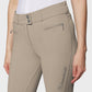 Samshield  Pantalon d'équitation Full Grip Femme Clara à pois métalliques et bande haute Sand