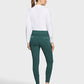 Samshield Pantalon d'équitation Femme Clara Premium Haute Ceinture Posy Green