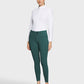 Samshield Pantalon d'équitation Femme Clara Premium Haute Ceinture Posy Green
