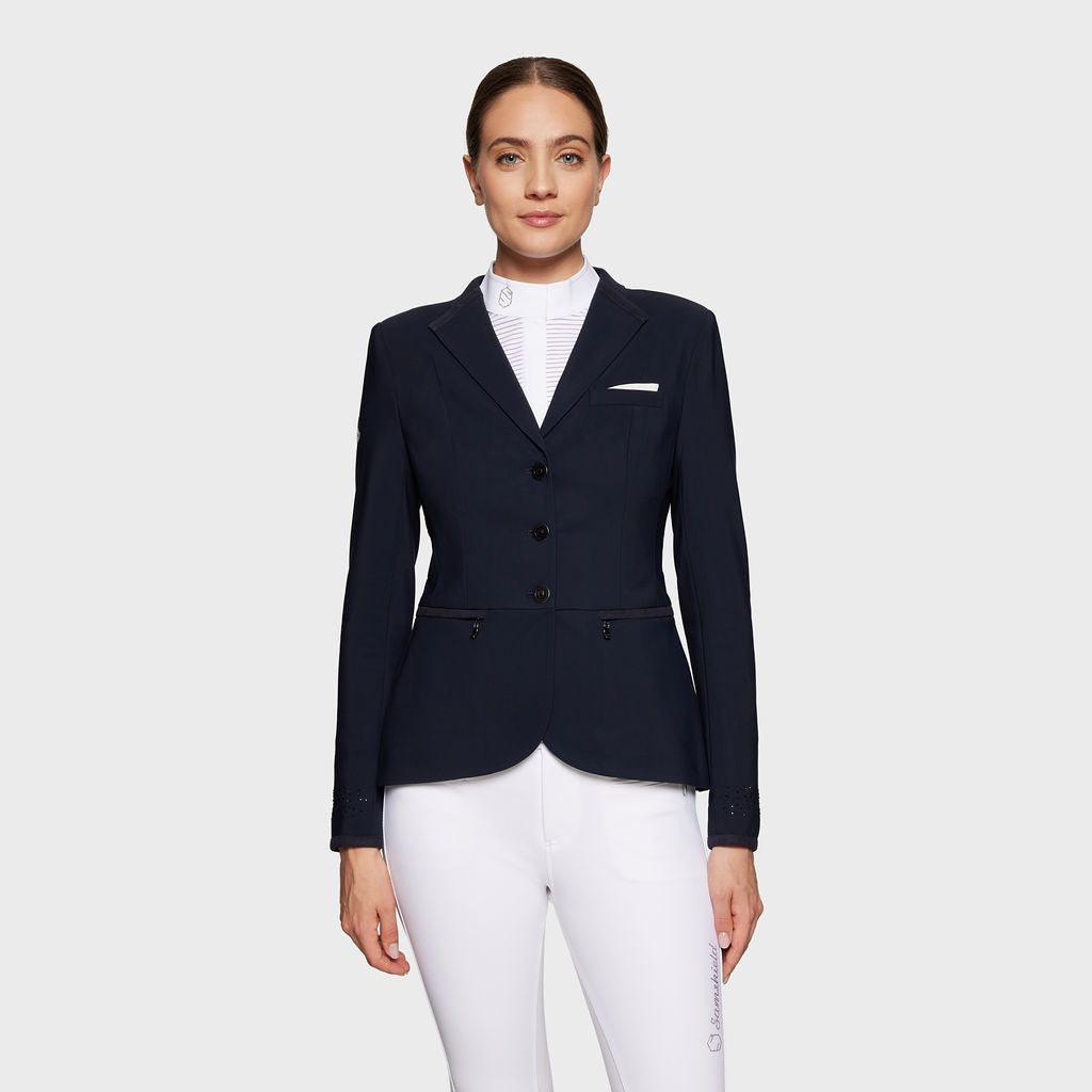 Veste d'équitation pour femmes Samshield Victorine marine