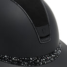 Samshield 2.0 Paardrijhelm Miss Shield Shadowmatt Black Matt 300 crystals Glacier Zwart