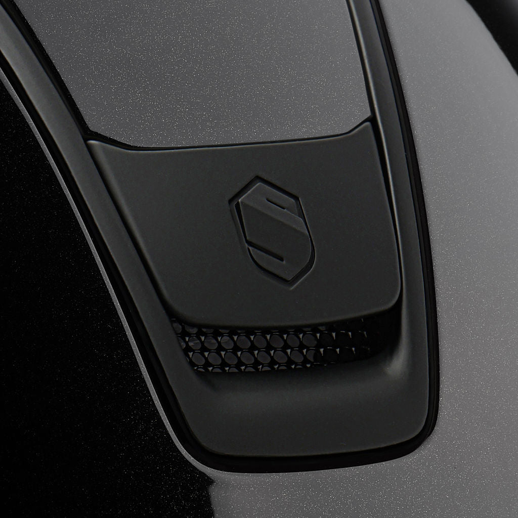 Samshield 2.0 Paardrijhelm Miss Shield Shadowglossy Darkline Zwart