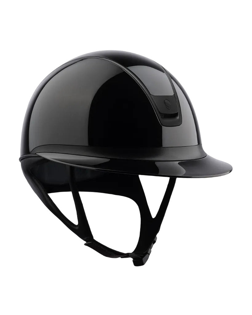 Samshield 2.0 Paardrijhelm Miss Shield Shadowglossy Darkline Zwart Zwart