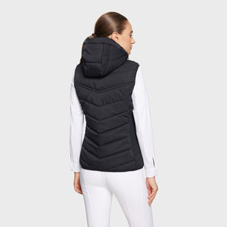 Gilet matelassé Samshield pour femmes Val D'Isère Noir