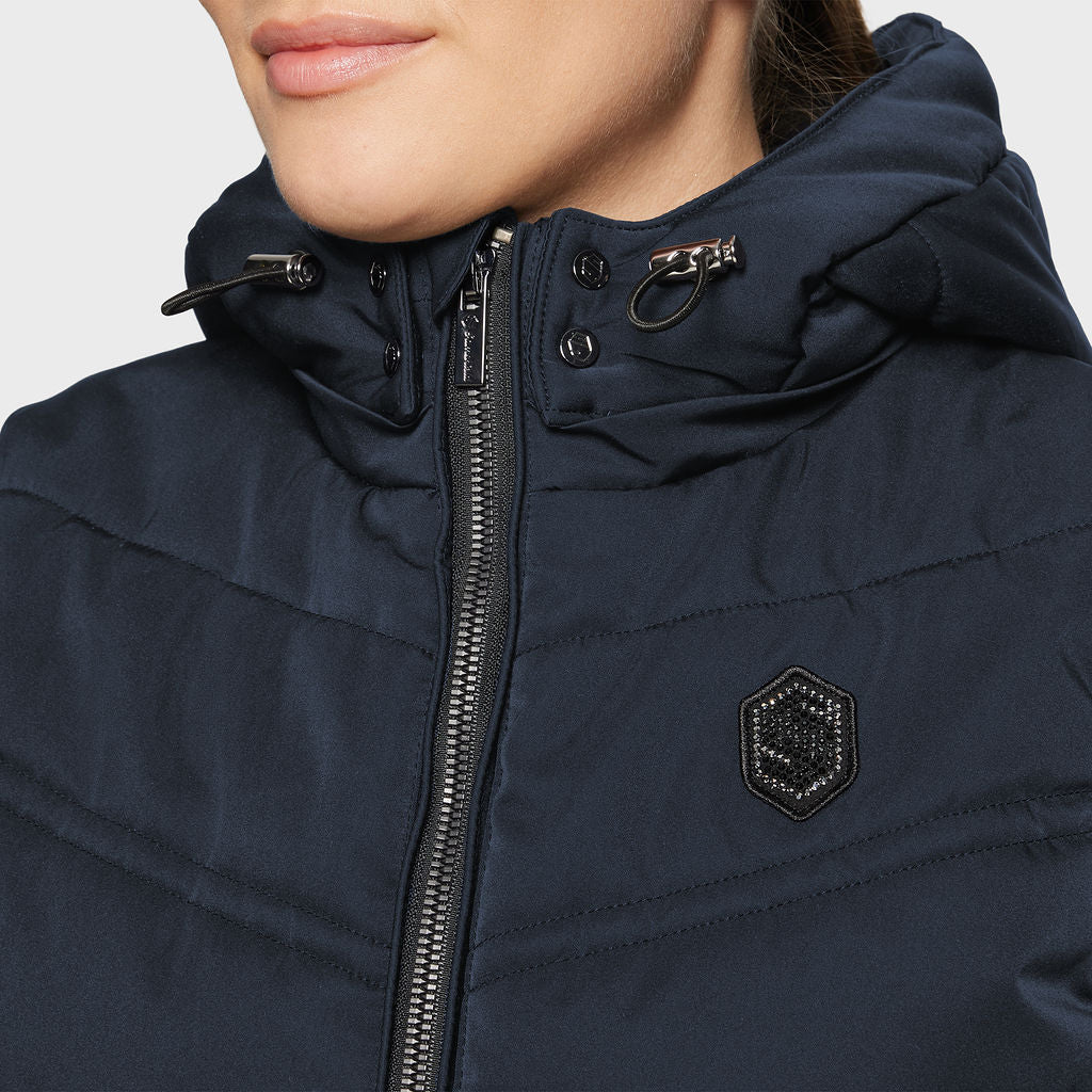 Gilet matelassé Samshield pour femmes Val D'Isère Navy