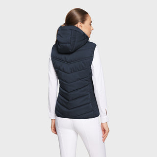 Gilet matelassé Samshield pour femmes Val D'Isère Navy