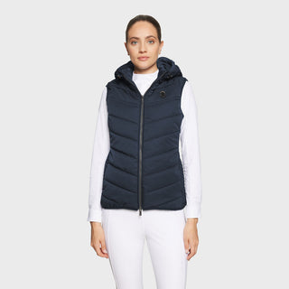 Gilet matelassé Samshield pour femmes Val D'Isère Navy