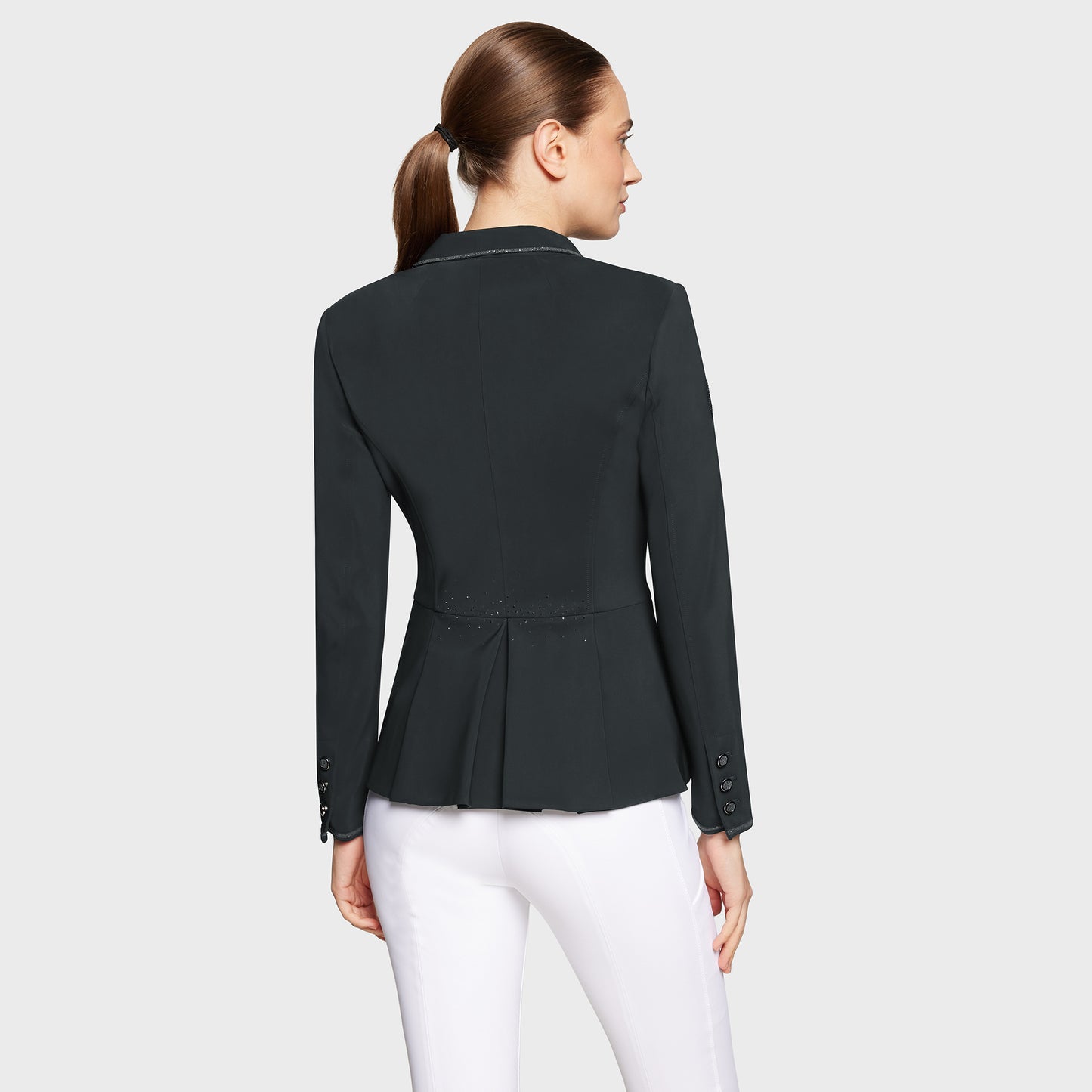 Samshield Veste d'équitation femmes Victorine Crystal Fabric Moonless Night
