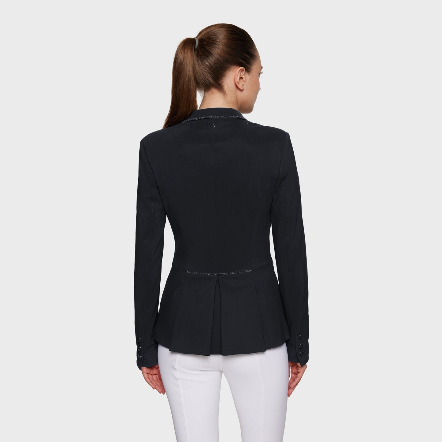 Samshield Veste d'équitation femmes Victorine Crystal Fabric noir