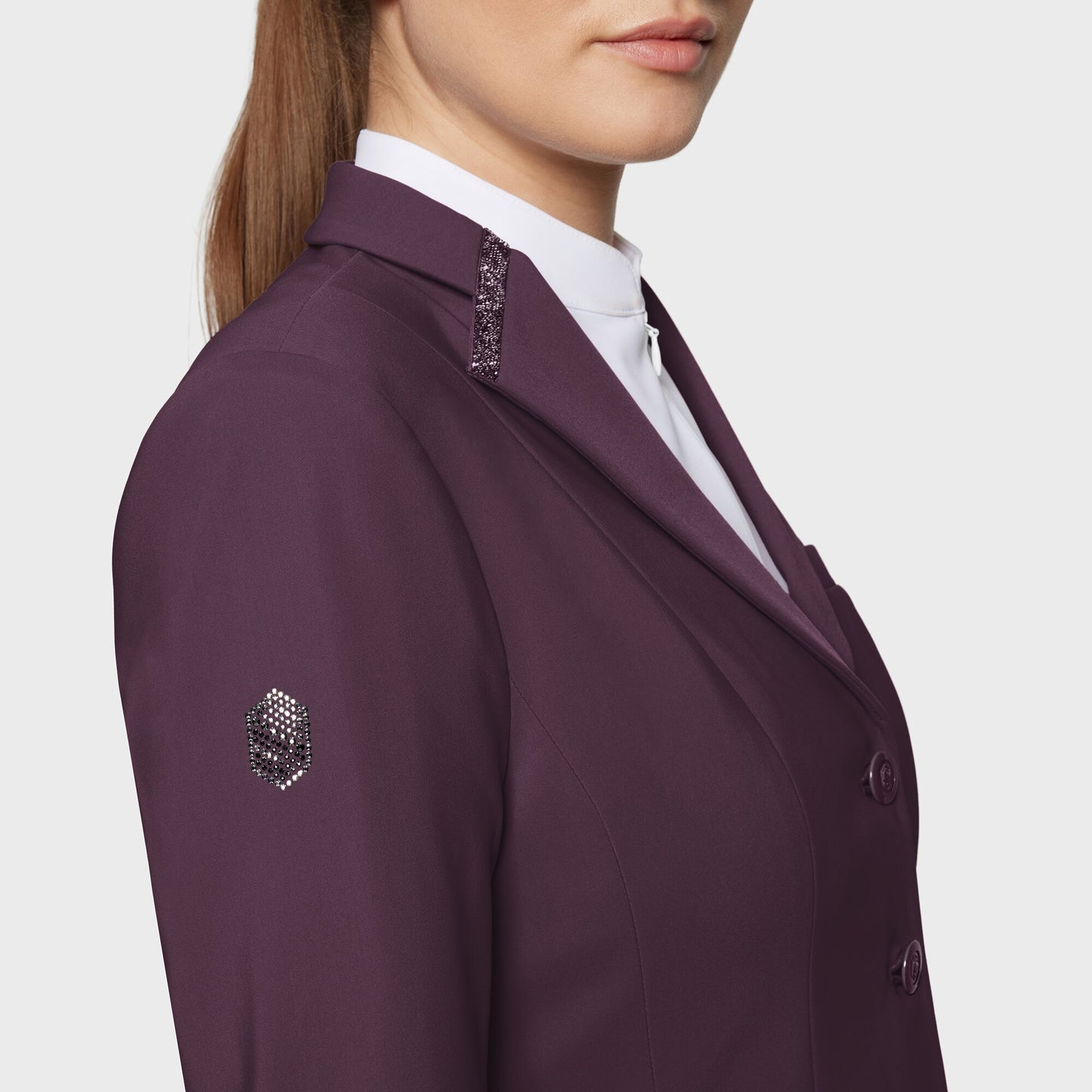 Samshield Veste d'équitation femmes Victorine Premium Plum