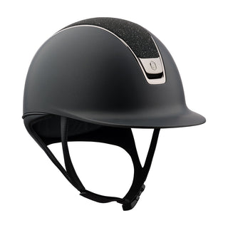 Samshield 2.0 Shadowmatt Casque d'équitation en tissu cristal noir