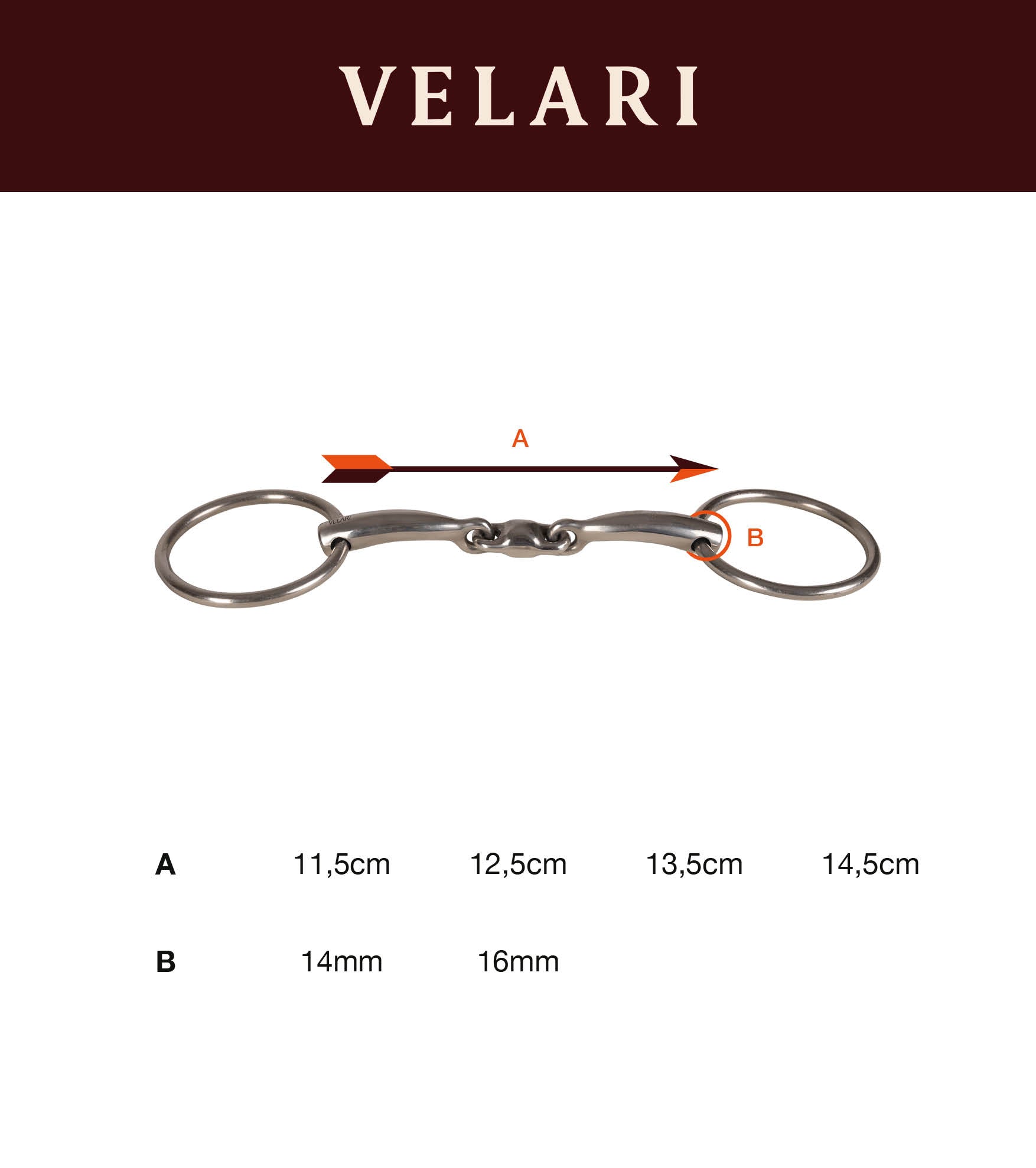 Velari Watertrens Dubbelgebroken Sweet Copper 14mm
