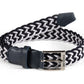 Ceinture tressée élastique Equiline Egri Navy