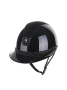 Samshield 2.0 Paardrijhelm Miss Shield Shadowglossy Ultra Fine Rock Blazon Frontal Band Zwart Zwart