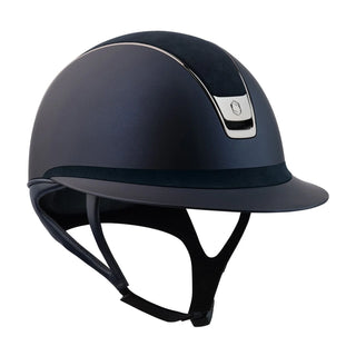 Samshield 2.0 Paardrijhelm Miss Shield Alcantara Black Chrome Navy