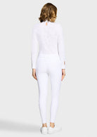 Samshield Rijbroek Full Grip Dames Claranova Extra Hoge Band Wit