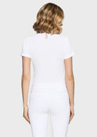 Samshield Wedstrijdshirt Korte Mouwen Dames Roxy Premium Wit