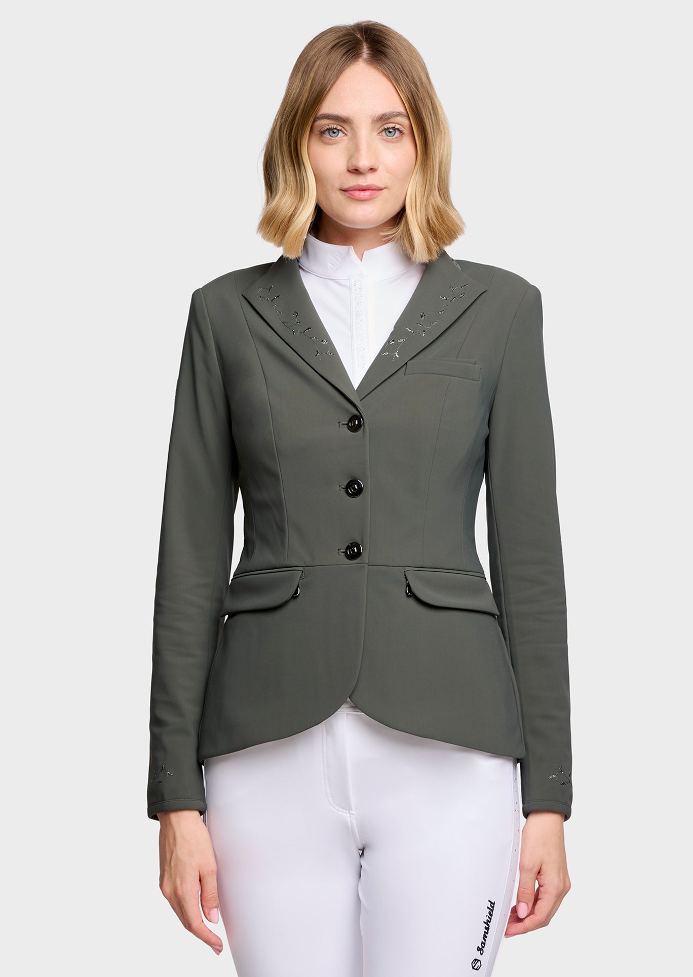 Samshield Veste de Concours Femme Victory Floral Dark Forest