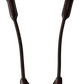 CONFIANCE  Fourche élastique martingale Valkenswaard boucles dorées Marron