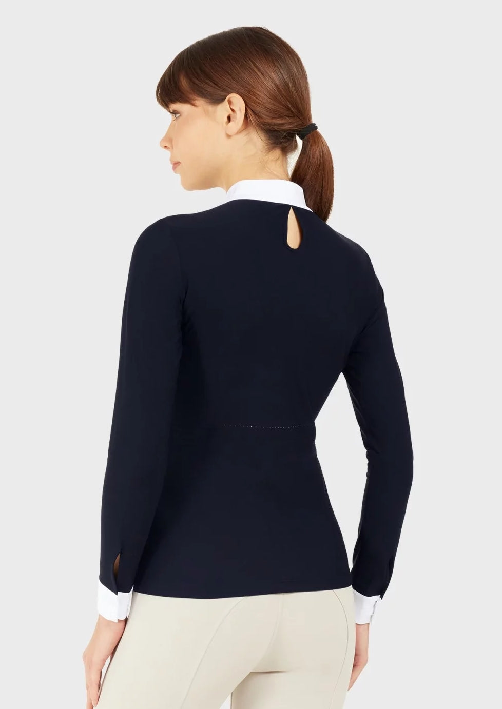 Chemise de compétition à manches longues pour femmes Samshield Aloise Navy