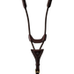 CONFIANCE  Fourche élastique martingale Valkenswaard boucles dorées Marron