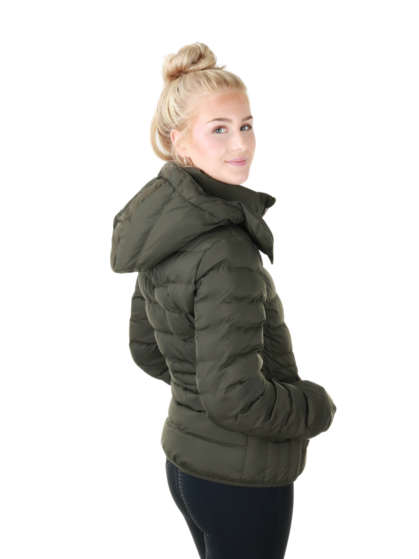 Veste matelassée Samshield pour femmes Courchevel Avocado Metal Eclipse