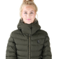 Veste matelassée Samshield pour femmes Courchevel Avocado Metal Eclipse