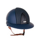 Casque Kep Italia Cromo 2.0  Matt Polo Bleu RAW Frame Luminor Blue Insert Beige Jugulaire