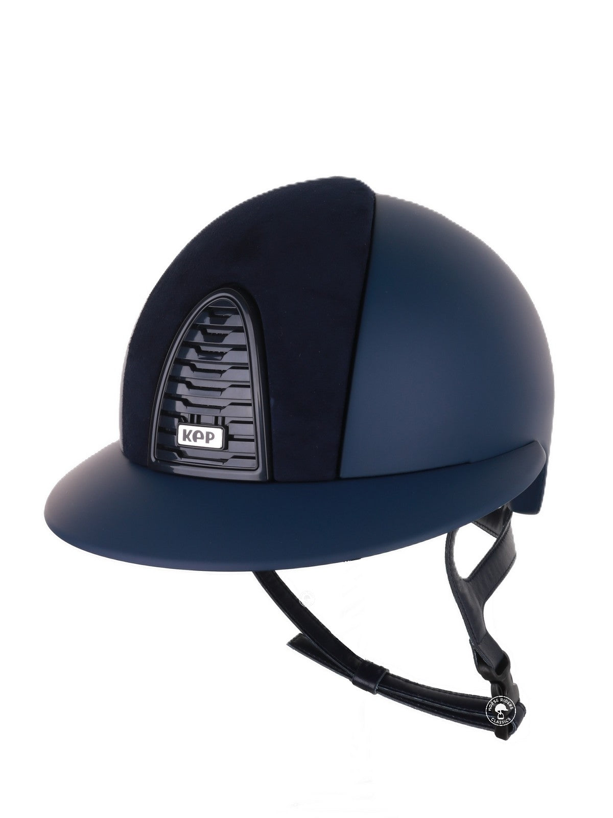 Casque Kep Italia Cromo 2.0  Matt Polo RAW Frame Suede Insert Bleu