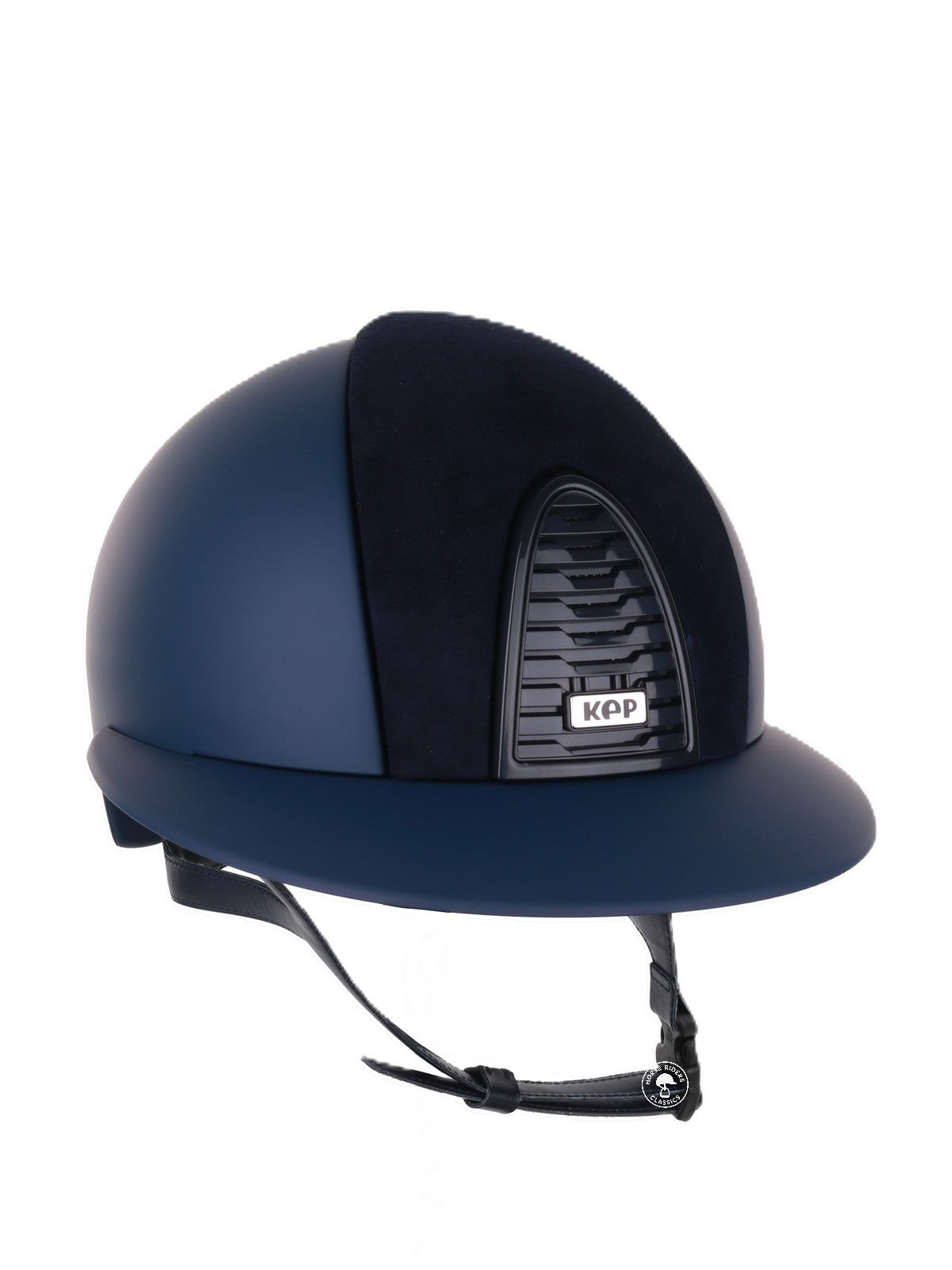 Casque Kep Italia Cromo 2.0  Matt Polo RAW Frame Suede Insert Bleu