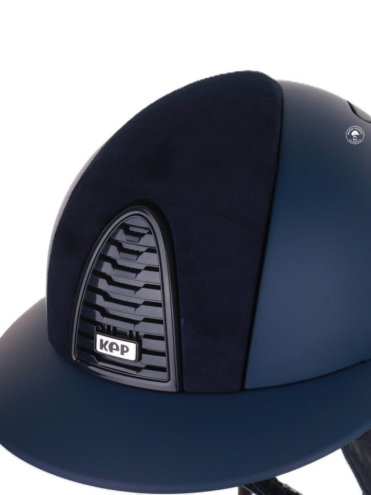 Casque Kep Italia Cromo 2.0  Matt Polo RAW Frame Suede Insert Bleu