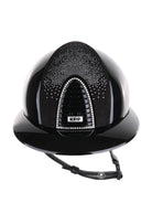 Kep Italia Paardrijhelm Cromo 2.0 Polish Polo Klep Zwart Swarovski Frame Shaded Silver insert