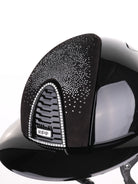 Kep Italia Paardrijhelm Cromo 2.0 Polish Polo Klep Zwart Swarovski Frame Shaded Silver insert