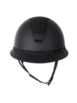 Samshield 2.0 Casque d'équitation Miss Shield Shadowmatt Crystal Leaf FB Noir