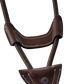 CONFIANCE  Fourche élastique martingale Valkenswaard boucles dorées Marron