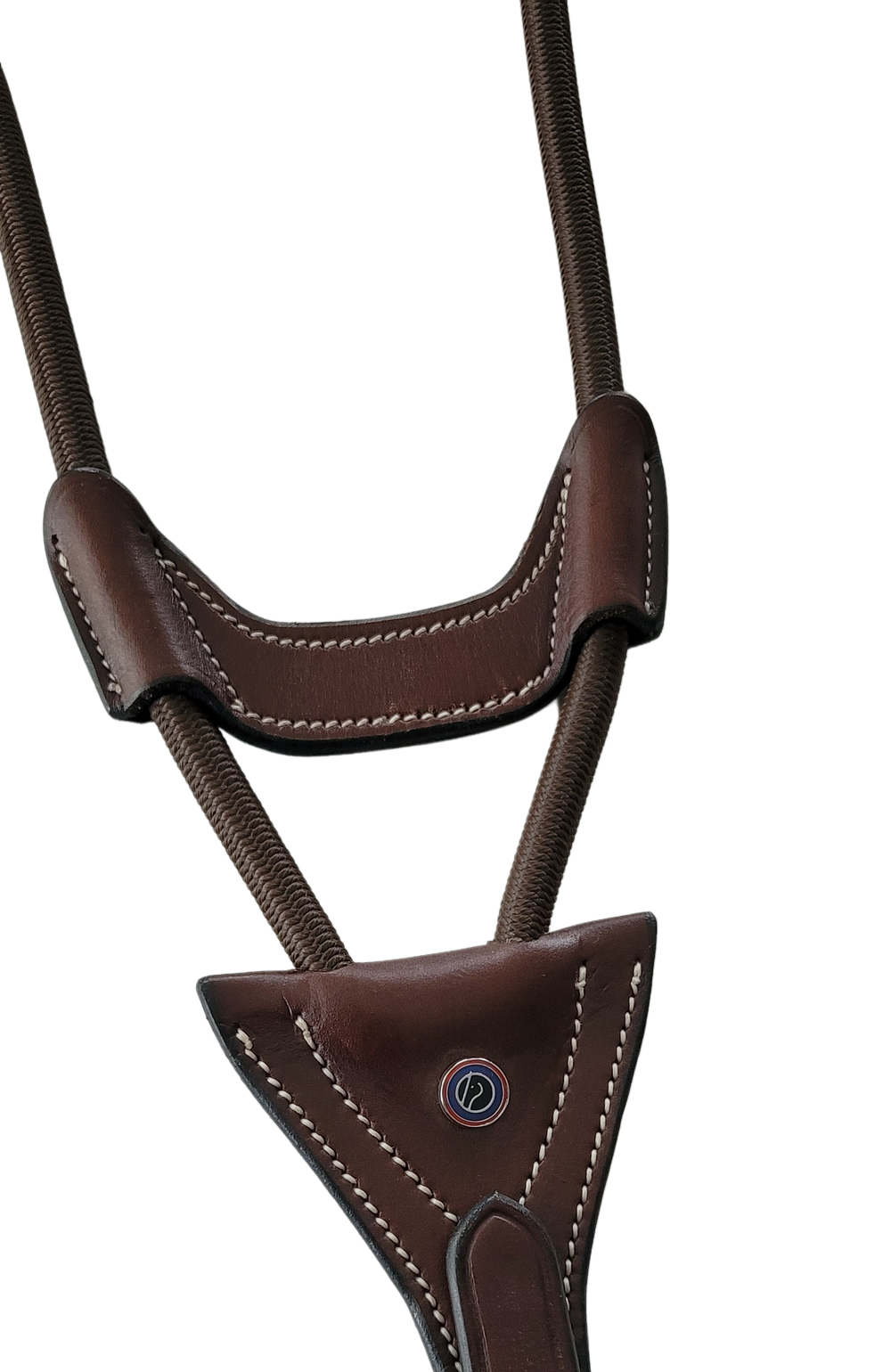 CONFIANCE  Fourche élastique martingale Valkenswaard boucles dorées Marron