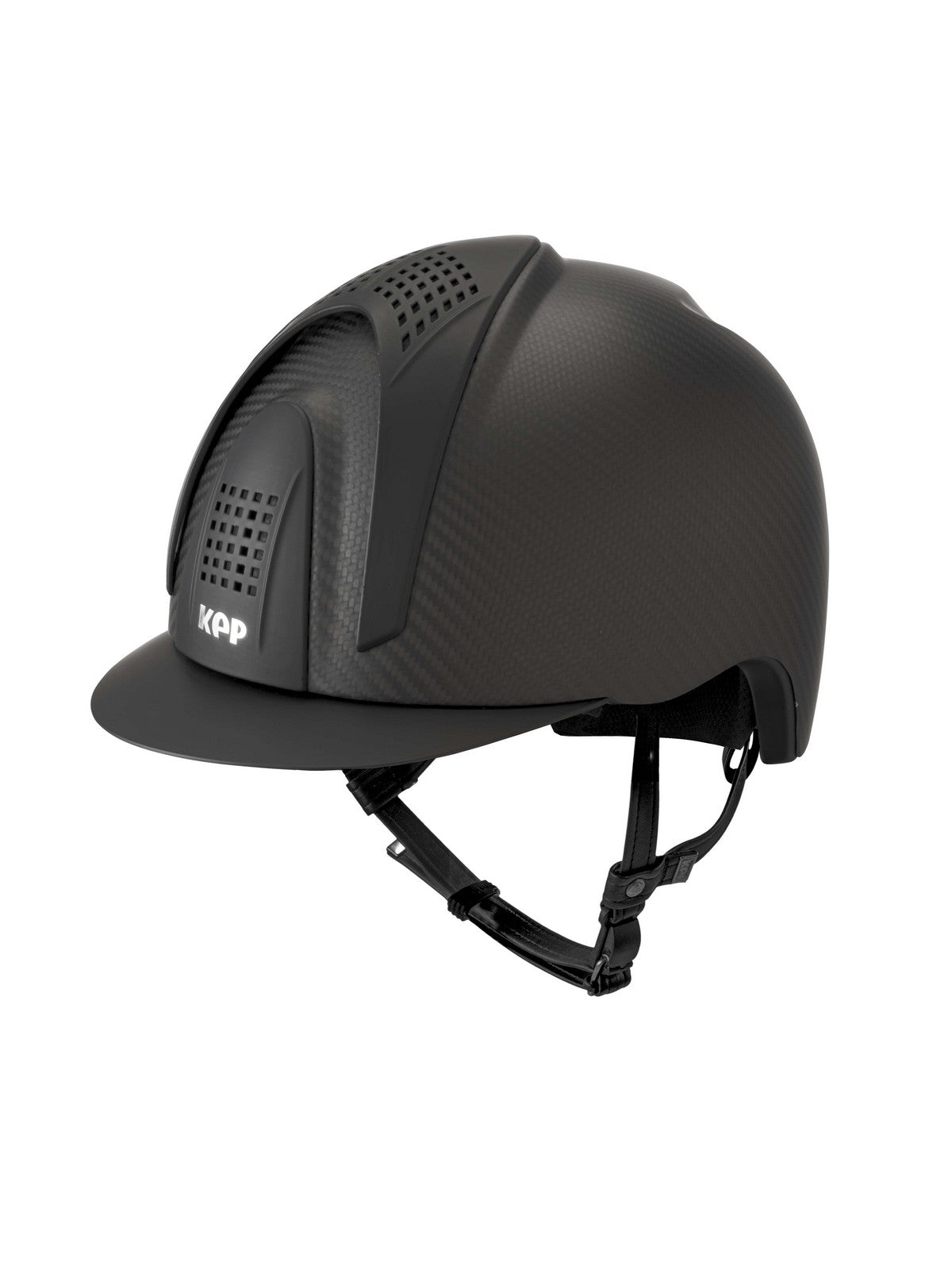 Kep Italia Paardrijhelm E-Light Carbon Matt Zwart