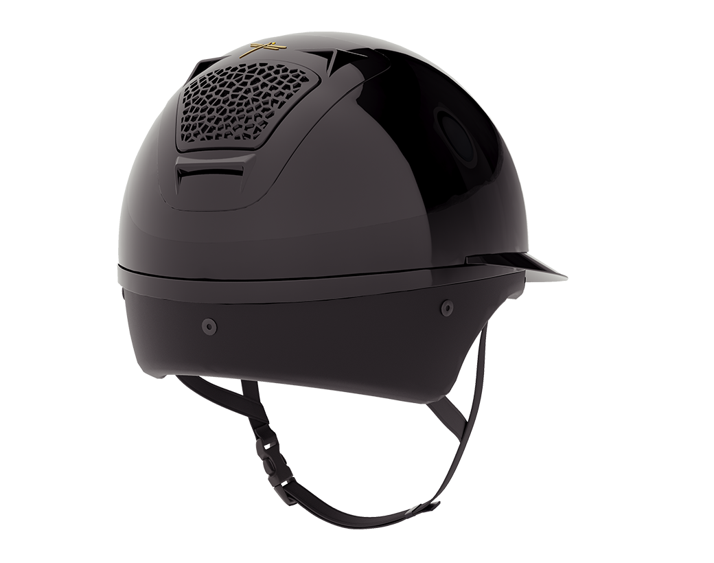 Casque Freejump Voronoï avec protection des tempes Gloss Noir