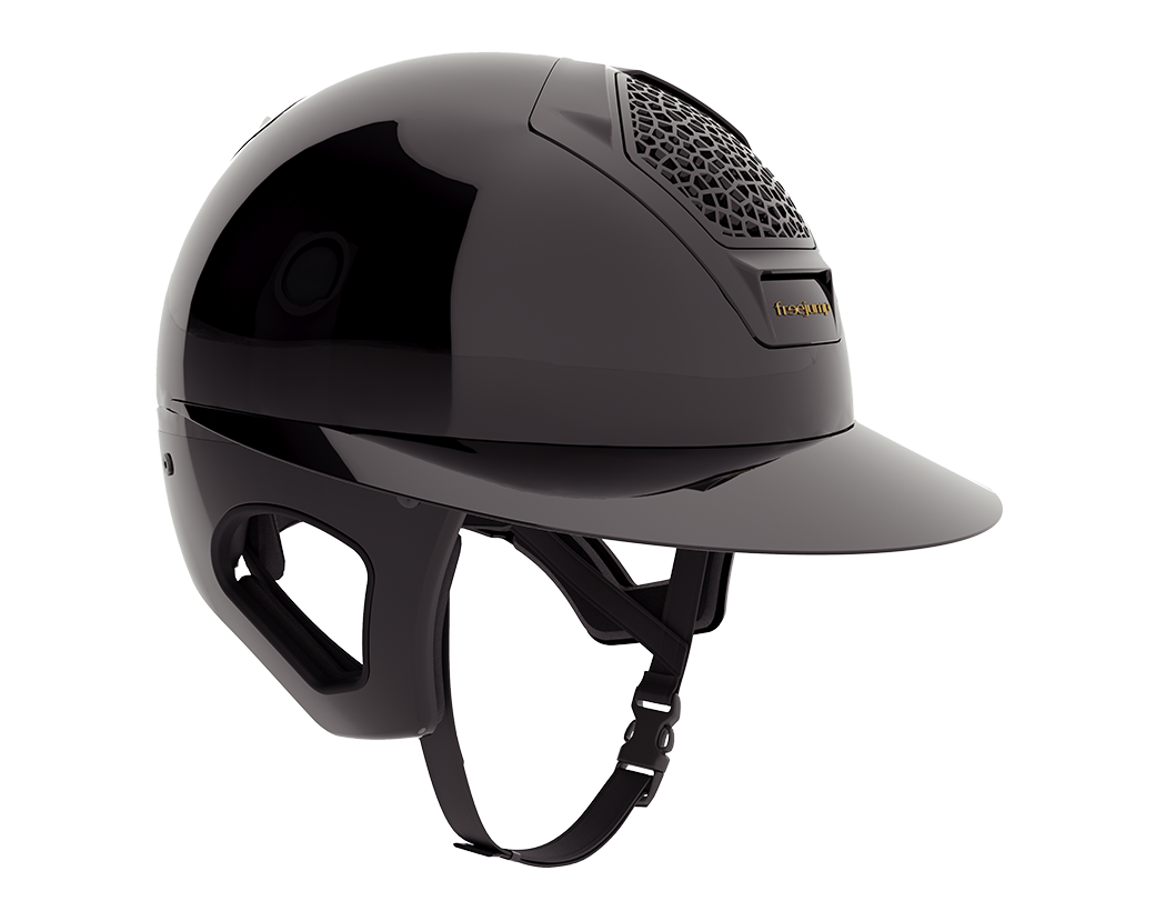 Casque Freejump Voronoï avec protection des tempes Gloss Noir