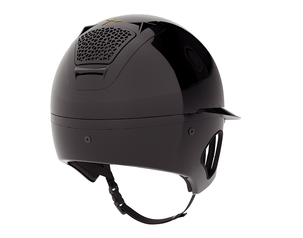 Casque Freejump Voronoï avec protection des tempes Gloss Noir