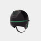 Casque Freejump Voronoï avec protection des tempes en carbone Emerald Green Noir