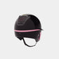 Casque Freejump Voronoï avec protection des tempes en carbone Pink Lady Noir