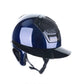 Casque Freejump Voronoï avec protection des tempes en carbone brillant bleu marine