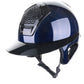 Casque Freejump Voronoï avec protection des tempes en carbone brillant bleu marine