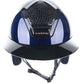 Casque Freejump Voronoï avec protection des tempes en carbone brillant bleu marine