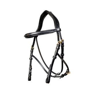 LJ Leathers Hoofdstel Pro Selected Hackamore Zwart