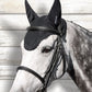 Equiline Bonnet anti-insectes oreilles élastiques Kim noir