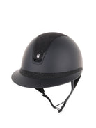Samshield 2.0 Paardrijhelm Miss Shield Shadowmatt Alcantara Crystal Blazon FB Zwart